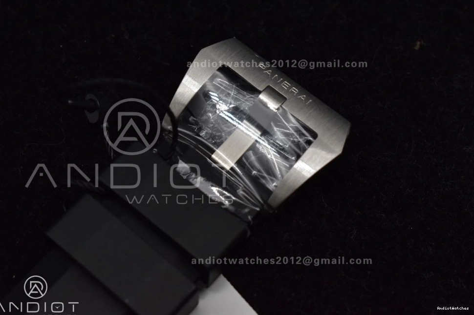 Strap SBF Rubber Edition Dial P PAM1229 Y Black 1:1 DailyWear on Black Best 437 0418